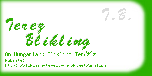 terez blikling business card